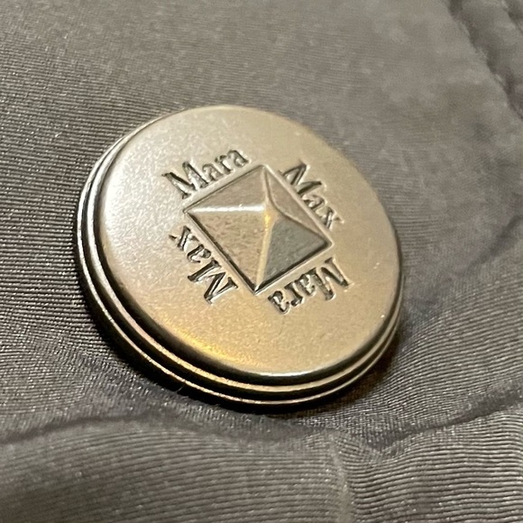 Max Mara Rainwear reversible black jacket sz 10 - Picture 12 of 15